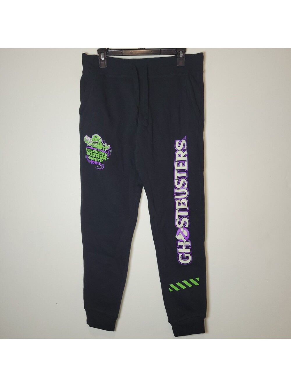 Universal Studios Halloween Horror Nights 2024 HHN Ghostbusters Slimer Joggers M